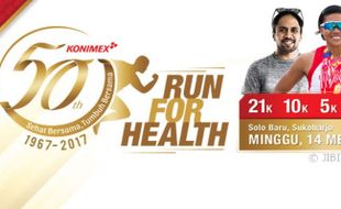 Konimex Run For Health Hadiah Puluhan Juta, 5K Sold Out, Yuk Ikuti 10K & 21K