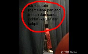 Viral di Facebook Bawa Anak-Istri ke Kokpit, Pilot Lion Air Kena Sanksi