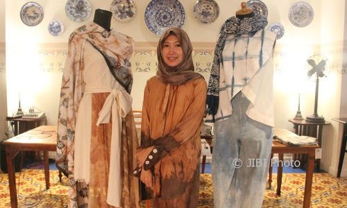 KISAH SUKSES : Kombinasi Batik dan Shibori, Rini Kembangkan Fashion Ramah Lingkungan