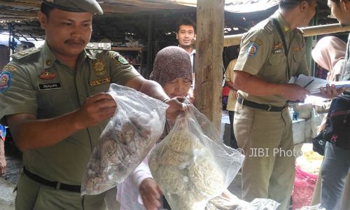 Razia di Pasar, Tim Terpadu Amankan 7 Kg Ikan Asin Berformalin