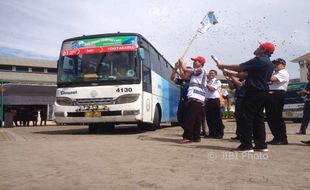 Antusias Tinggi, Pagaranyar Kewalahan Cari Tambahan Bus Mudik Gratis 