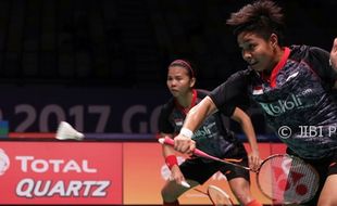 INDONESIA OPEN 2017 : Greysia/Apriani Ditundukkan Pasangan Unggulan Korea