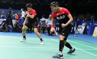 INDONESIA OPEN 2017 : Tumbangkan Ganda Korea, Greysia/Apriani ke Babak Kedua