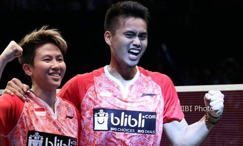 Juara Indonesia Open 2017, Tontowi/Liliyana Diguyur Bonus Rp500 Juta