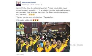 Wisuda Unik Universitas Jember, Paduan Suaranya Tampilkan Lagu Hiphop Dangdut