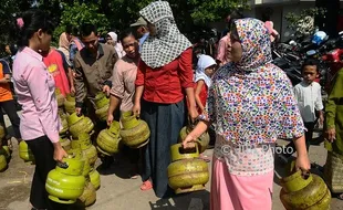 Foto Pasar Murah Elpiji Digelar di Kudus