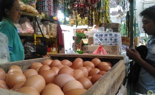 Harga Telur Ayam Melambung, Rp24.000 Per Kg