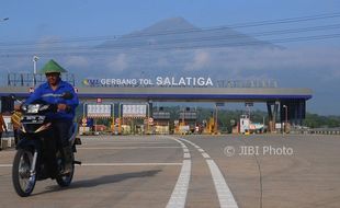 LEBARAN 2017 : Begini Polisi Salatiga Antisipasi Macet di Exit Tol Tingkir