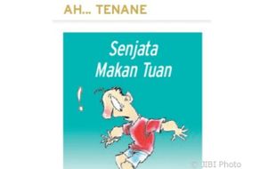 KISAH LUCU : Ah Tenane Jon Koplo: Senjata Makan Tuan