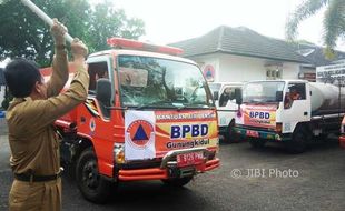 Kekeringan Melanda 7 Kecamatan, BPBD Gunungkidul Mulai Salurkan Air Bersih