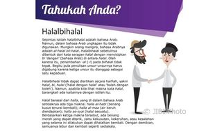 TAHUKAH ANDA? : Ternyata, Begini Asal-Usul Kata Halalbihalal