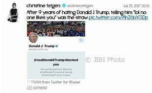 Donald Trump Blokir Twitter Chrissy Teigen