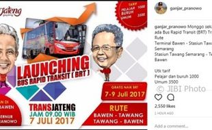 TRANSPORTASI JATENG : Ongkos Naik BRT Trans Jateng Cuma Rp1.000, Ini Syaratnya...