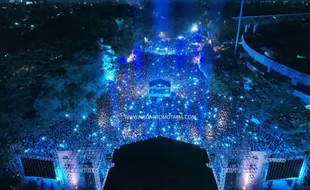 Foto Drone Konser Noah, Solo Luar Biasa!