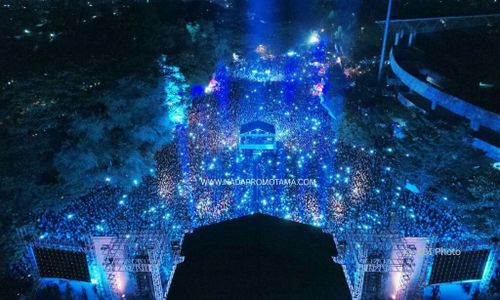 Foto Drone Konser Noah, Solo Luar Biasa!