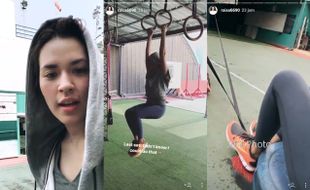 INSTAGRAM ARTIS: Pakai Legging Ketat, Raisa Bikin Cowok Panas Dingin