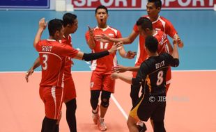 KEJUARAAN VOLI ASIA 2017 : Indonesia Libas Arab Saudi di Laga Perdana