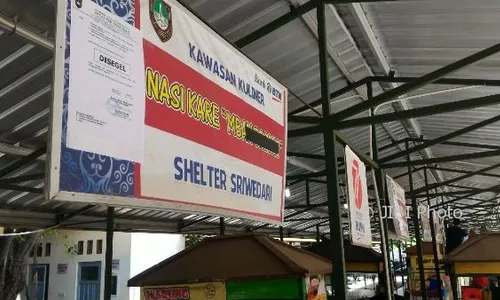 Dibiarkan Mangkrak, 35 Selter Sriwedari Disegel Pemkot