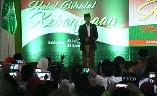 AGENDA PRESIDEN : Halalbihalal dengan 999 Ulama di Semarang, Jokowi Minta Nahdliyin Jaga Pancasila