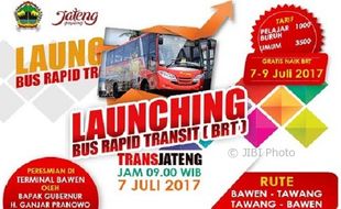 TRANSPORTASI JATENG : BRT Trans Jateng Meluncur, Netizen Girang