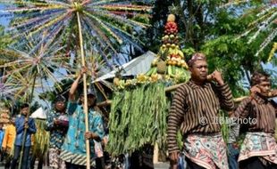 FOTO TRADISI SEMARANG : Sesaji Rewanda Digelar di Gunungpati