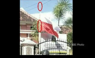 Mengaku Tak Sengaja, PKS Jatim Minta Maaf Soal Bendera Terbalik