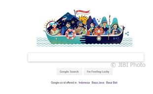 Google Doodle Rayakan Ultah Kemerdekaan RI