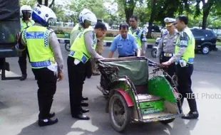 Polisi akan Tertibkan Bentor yang Beroperasi di Ponorogo