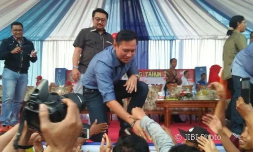 PILGUB JATIM : Ditanya Soal Politik, AHY: Saya ke Pacitan untuk Menikmati Alam