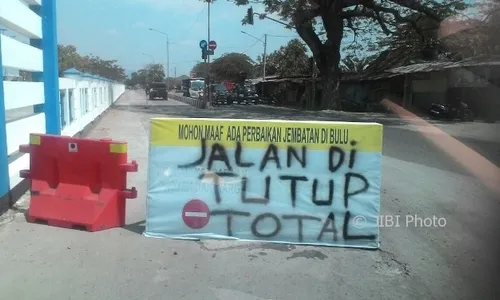 INFRASTRUKTUR SUKOHARJO :  Jalur Sukoharjo-Wonogiri Via Bulu Ditutup hingga November 2017