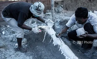 FOTO CAGAR BUDAYA GROBOGAN : Fosil di Situs Banjarejo Diduplikasi