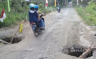 INFRASTRUKTUR KLATEN : Banyak Jalan Rusak, Anggaran Perbaikan Diusulkan Tambah Rp46 Miliar