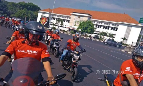 KOMUNITAS SEMARANG : Puluhan Bikers Honda Ziarah ke TMP Giri Tunggal