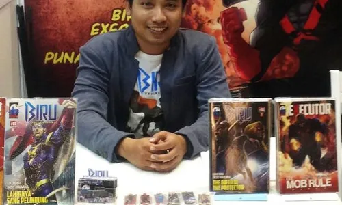 Lolo Biru Rilis Serial Animasi Supermoon Comics di Popcon Asia