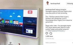 INFRASTRUKTUR SEMARANG : Perangkat Digital Pengakses Informasi Segera Hadir di Area Publik