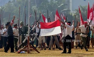 FOTO HUT RI : Palagan Ambarawa Dikenang di Semarang