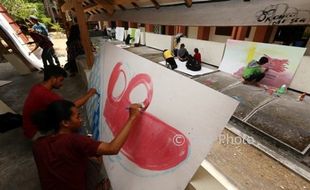 Kompetisi Mural di Solo Diminati Banyak Mahasiswa