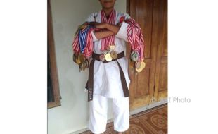 Siswi SMP Wonogiri Ini bakal Wakili Indonesia di Kejuaraan Karate Luksemburg