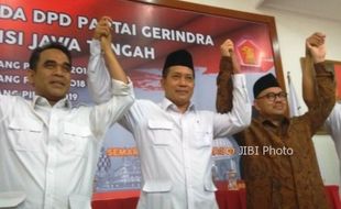 FOTO PILKADA 2018 : Ini Kandidat Gerindra untuk Pilgub Jateng