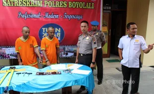 PENCURIAN BOYOLALI : Inilah Wajah 2 Pencuri Pembobol Toko Modern