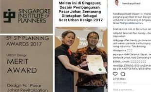 PRESTASI SEMARANG : Desain Pasar Johar Raih SIP Planning Award, Ini Komentar Hendi