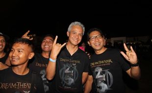 Konser Dream Theater Solo, Gibran Sebut Ganjar Pranowo Borong 18 Tiket