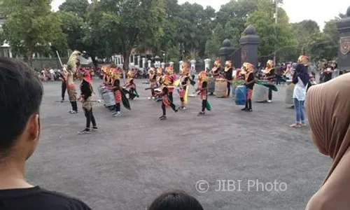 Unik, Atraksi Drumblek di Acara Pasar Kangen Boyolali