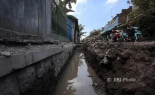 Program Kotaku Danai Perbaikan 727 Meter Drainase di Semanggi Solo