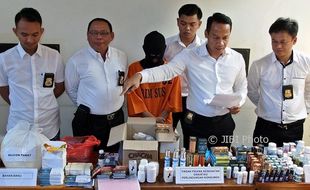 Foto Obat Berbahaya Dibikin Warga Jepara