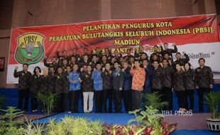 Pengurus PBSI Kota Madiun Periode 2017-2021 Dilantik