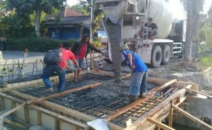 INFRASTRUKTUR BANTUL : Pekerja Rehab Irigasi Sering Libur, Warga Mengeluh, Ini Alasannya