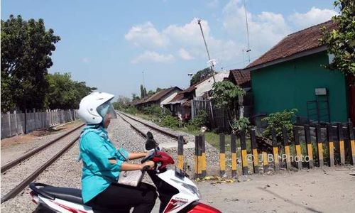 14 Perlintasan KA Tanpa Palang di Sragen Mulai Dijaga H-2 Lebaran