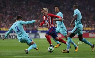 LIGA SPANYOL : Hasil & Klasemen: Atletico-Barca Imbang, Madrid Menang