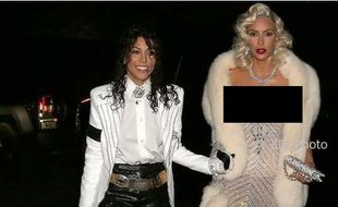 Seru, Kim Kardashian Jadi Madonna di Pesta Halloween